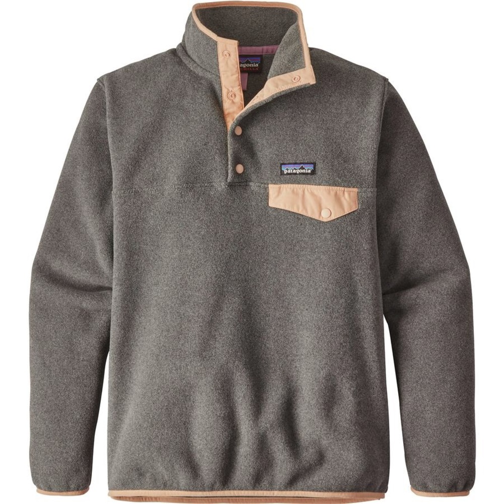 Aqua & Grey Patagonia Synchilla Fleece Pullover